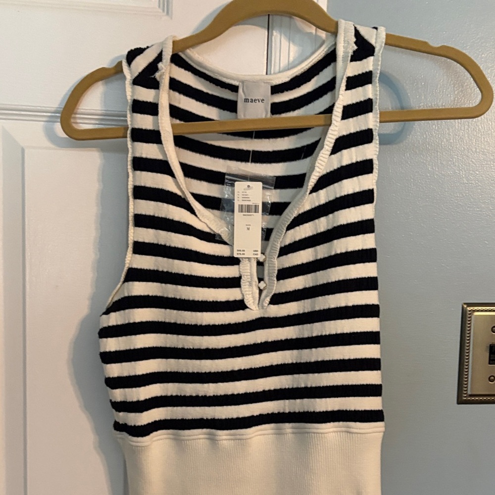Maeve Textured Crop Tank